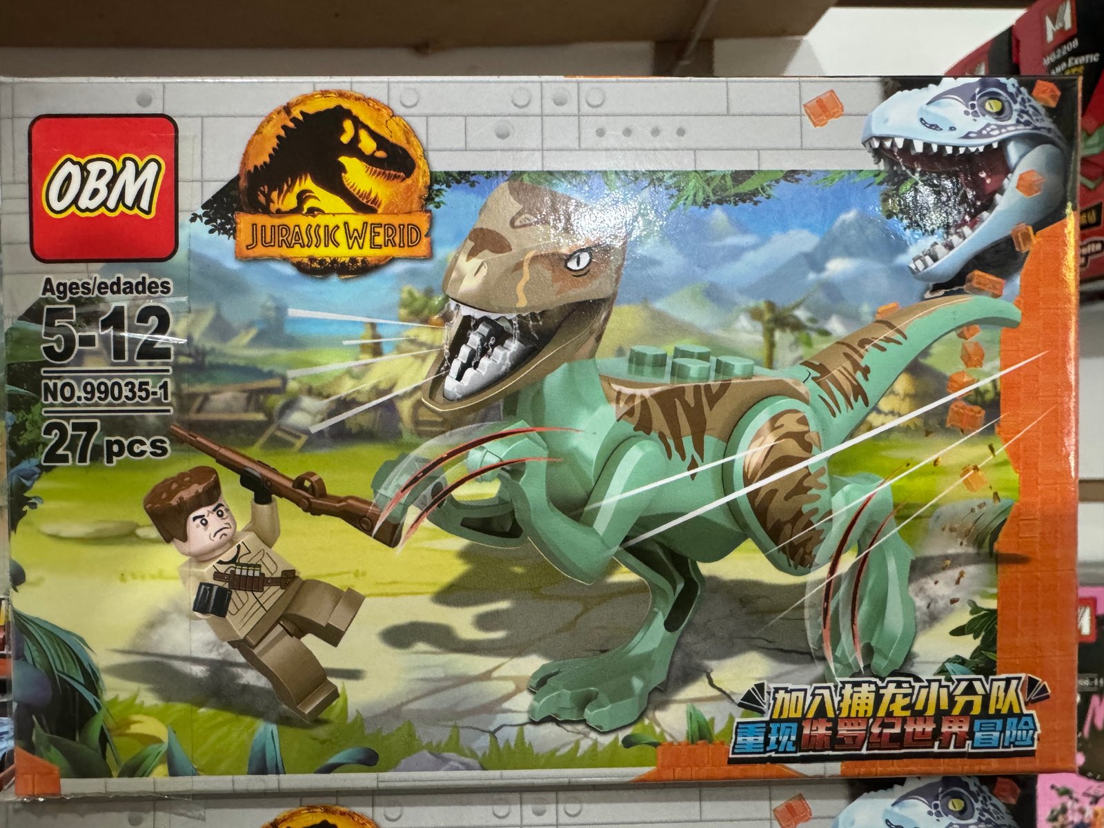 Dinosaurio caja chica ESPECIAL